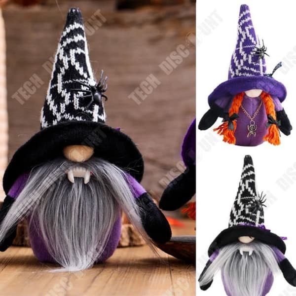 TD® Halloween vampyrdocka 2 delar 12*9*19cm Spindeldekor Fest och utklädnad Lämplig för Halloween-dekorationsändamål