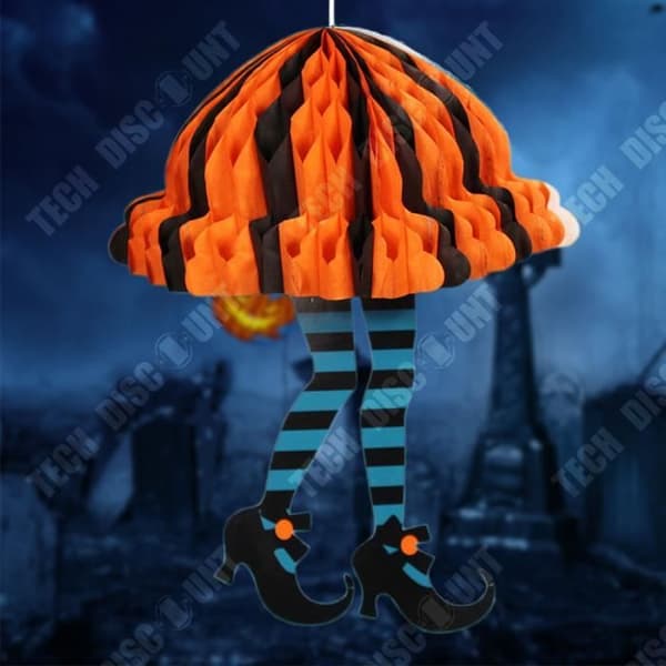 TD® Halloween Dekorationspapper Hängande 3st 19*30cm Skräckdekoration Vikbar för förvaring Lämplig för Halloween
