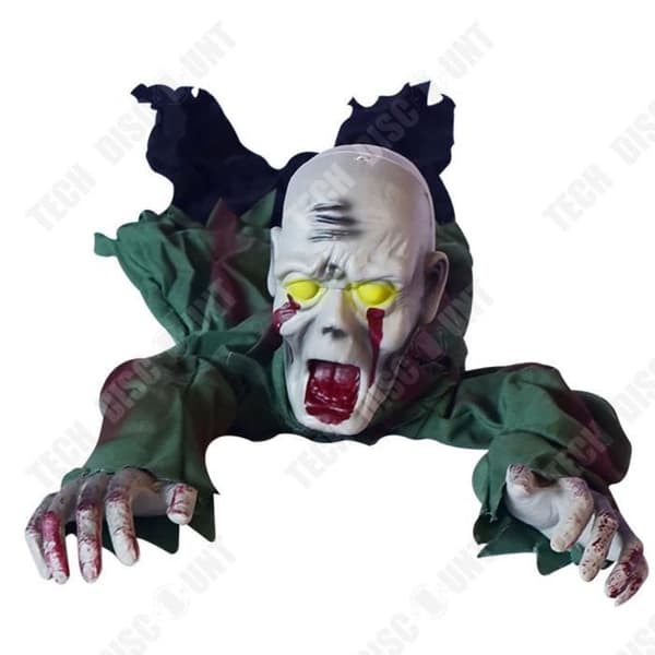 TD® Halloween Skräckprydnad 110*30*20CM Realistiskt ansikte Spökhus-scendekoration Lämplig för Halloween-dekoration