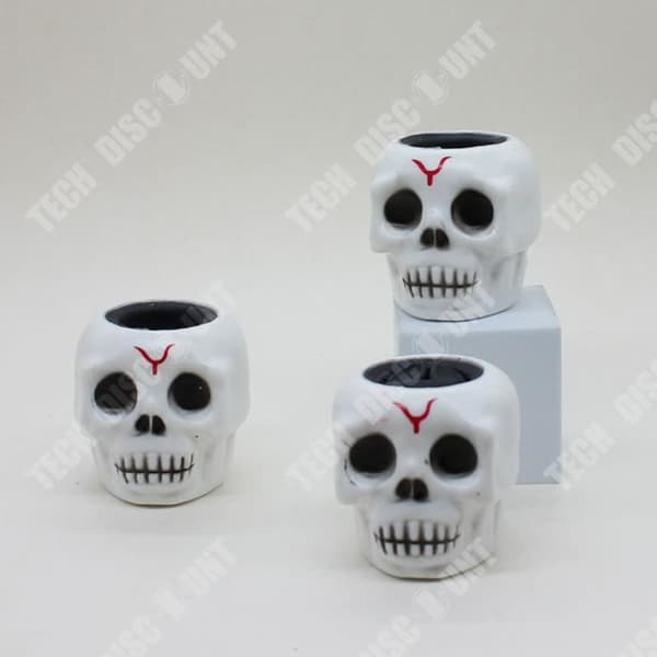 TD® 3st Skrämmande dödskalleleksaker Skelettfladdermus Creative Simulation 6cm*6cm*5,7cm Skrämmande Halloween-dekoration
