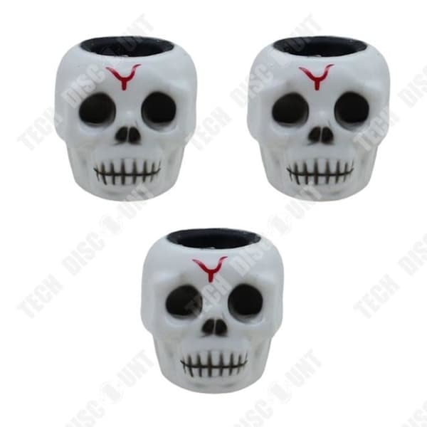 TD® 3st Skrämmande dödskalleleksaker Skelettfladdermus Creative Simulation 6cm*6cm*5,7cm Skrämmande Halloween-dekoration
