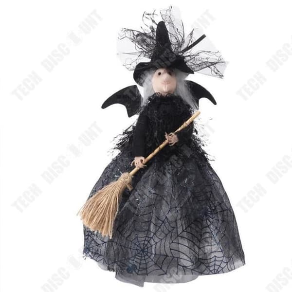 TD® Halloween-dekorationer Festival Spöke Häxdocka Trädtopp Stjärna Skrivbordsdekoration Docka Figurer Ornament