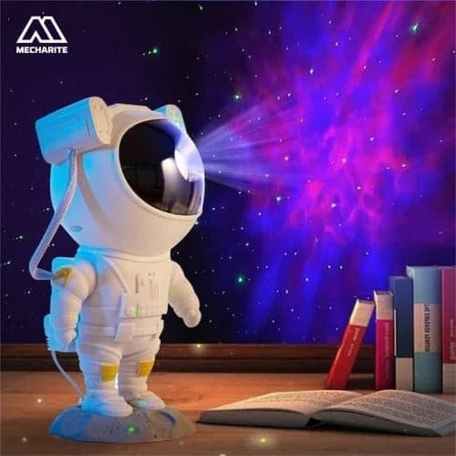 MECHARITE - Astronaut Stjerne Projektor Vit