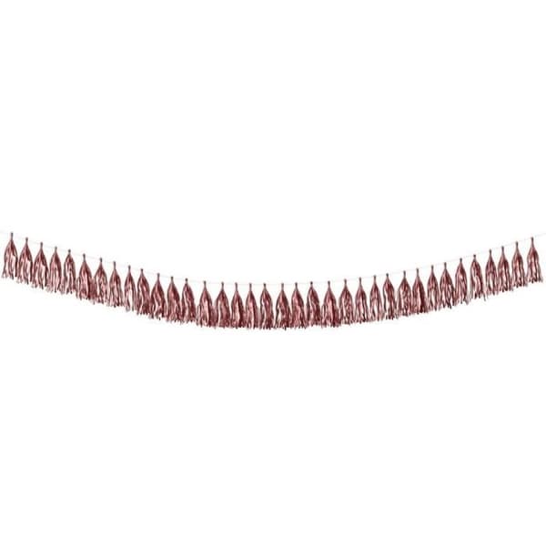 Girland - Ej specificerad - REF/22622 - Roséguld Metallisk - 3m - Pom poms