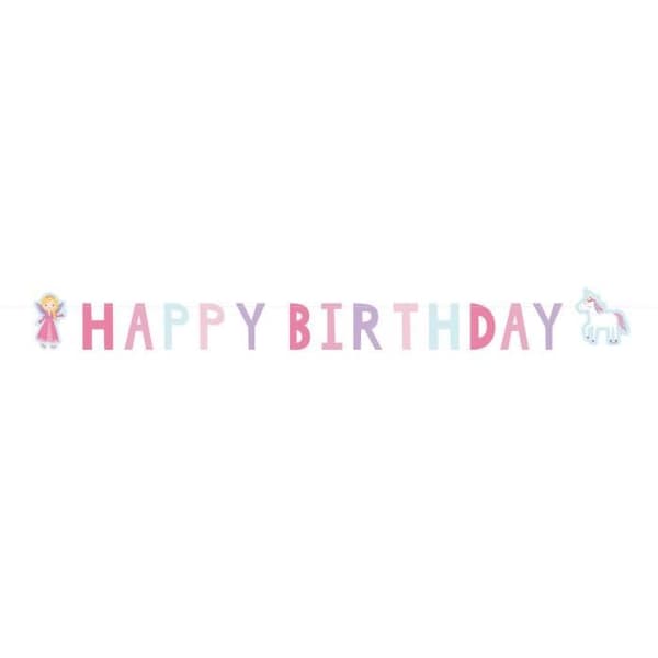 Amscan girlanger Prinsess junior 150 x 15 cm papper