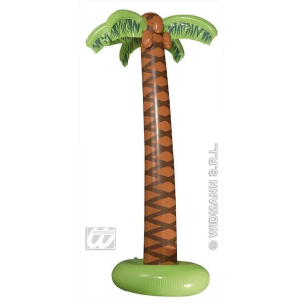 Festdekoration - Hawaii - Uppblåsbar palm (180 cm) - Grön - Inomhus