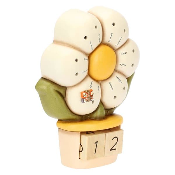 Thun - C3159H90 - Kalender med Marguerite och Fjäril Ella i keramik Country