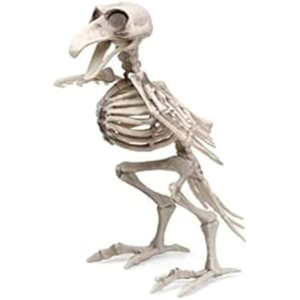 Skelett Fågel - ATOSA - 64140 - Halloween Dekoration - Multi-färgad - 19x12 cm