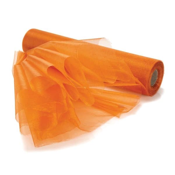 Tulle - knut - band - snöre Trimningsbutik - SNWORGNZ-ORANGE-29CM