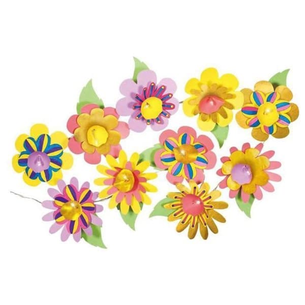 Galt blommor ljus