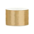Miniatyrbild 1 av 2: Satinband i ockergul 5 cm x 25 m - Guld