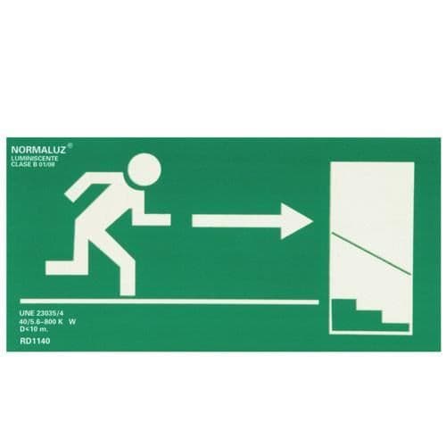 Trapppanel ner höger 21x30 cm