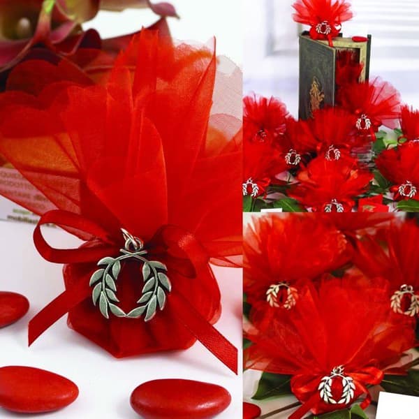 Tyll - rosett - band - garn Decoraparty - DP-A66327J