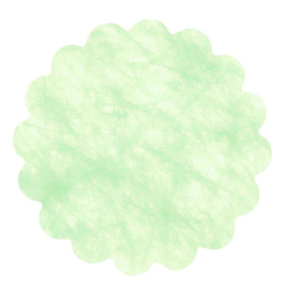 Ciao - 34649 - Kuvert med 100 tnt dekorationer med Flower Poly Lab tygeffekt (24 cm), pastellgrön