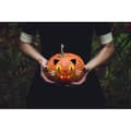 Miniatyrbild 2 av 2: Dekorera en Halloween-formad pumpa i skum 39 delar