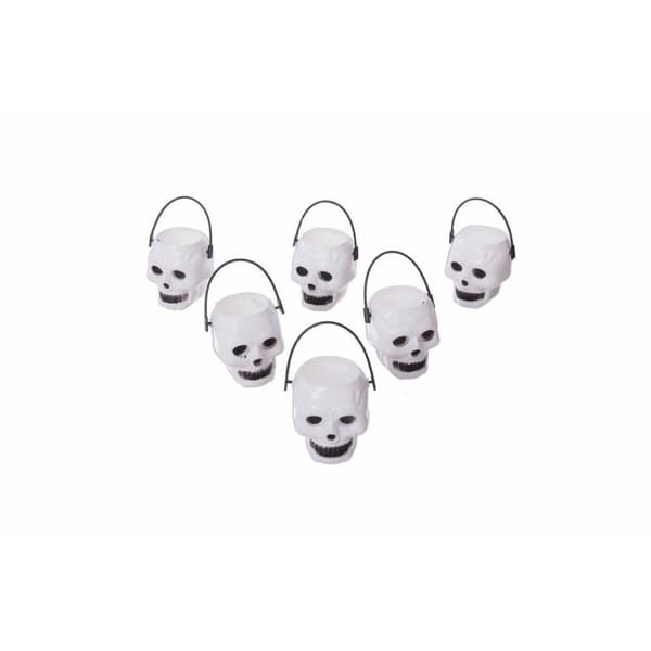 Halloween dekorationer My Other Me Mini Kranier (6 uds) (6 x 5 x 5 cm)