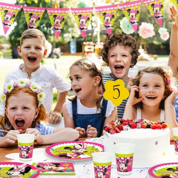 Sæt med Produkter til Fest Minnie Mouse 66 Dele