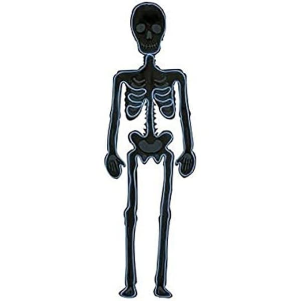 Desconocido- Neon Skeleton Silhouette 90 x 30 cm, 205444, Flerfärgad, T.Única