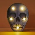 Miniatyrbillede 2 af 3: Halloween dekorationer Juinsa 19,5 x 16 cm Kranium