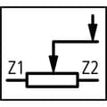 Miniatyrbild 3 av 4: Eaton 232234 M22S-R47K Roterande potentiometer Mono 0.5 W 47 kΩ 1 st
