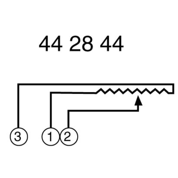 ALPS 192494 Studio-fader 10 kΩ Mono 0.5 W Linjär 1 st