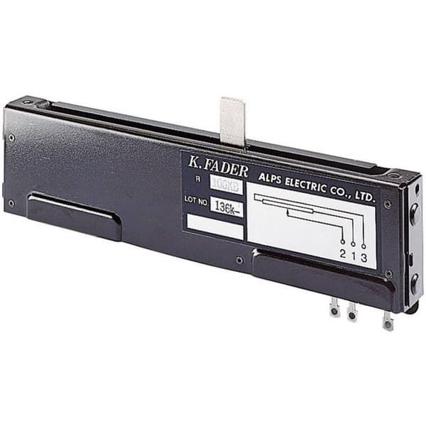 ALPS 192494 Studio-fader 10 kΩ Mono 0.5 W Linjär 1 st