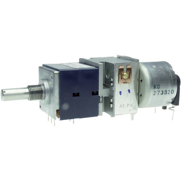 ALPS 401722 RK27112MC 100KAX2 Motorpotentiometer dammtät Stereo 0.05 W 100 kΩ 1 st