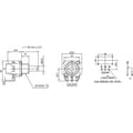 Miniatyrbild 3 av 3: Potentiometer Service RD1601F-40F4-30R-B5K-601 63250-21600-3164/B5K Roterande potentiometer 1 växel Mono 0.2 W 5 kΩ 1 s
