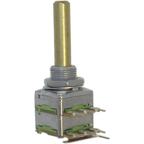 Potentiometer Service RD1602F-20F4-30R-B25K-602 63256-02600-4166/B25K Roterande potentiometer 1 växel Stereo 0.2 W 25 k