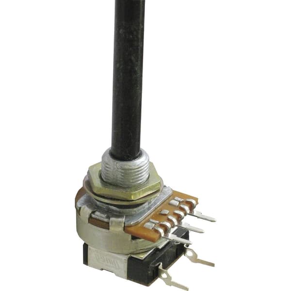 PS Omeg PC20BU/PC1S CEPS F1 A100K PC20BU/PC1S CEPS F1 A100K Roterande potentiometer med switch Mono 100 kΩ 1 st