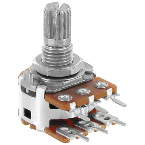 Alpha RV16A01F20KB5KM RV16A01F20KB5KM Roterande potentiometer Stereo 0.2 W 5 kΩ 1 st