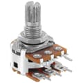Miniatyrbild 1 av 3: Alpha RV16A01F20KB10KM RV16A01F20KB10KM Roterande potentiometer Stereo 0.2 W 10 kΩ 1 st