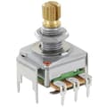 Miniatyrbild 1 av 3: Alpha RD1601F40B415KB500KM RD1601F40B415KB500KM Roterande potentiometer Mono 0.2 W 500 kΩ 1 st