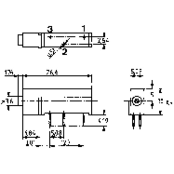 Mentor 1834.3081 1834.3081 Cermet-trimmer 15-växlar Linjär 0.9 W 5 kΩ 5400 ° 1 st