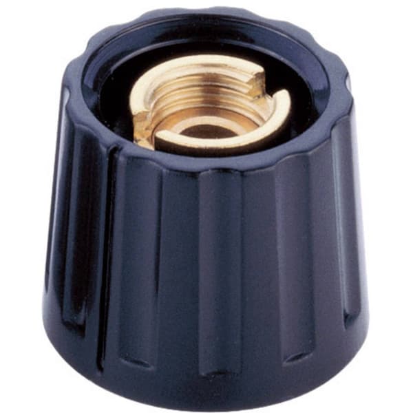 Mentor 333.6 333.6 Vridknapp Svart (Ø x H) 28 mm x 17 mm 1 st