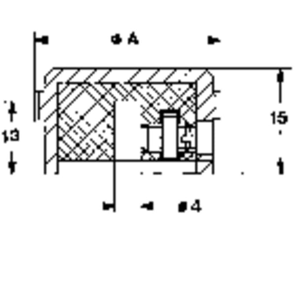 Mentor 5617.6614 5617.6614 Vridknapp Aluminium (Ø x H) 24 mm x 15 mm 1 st