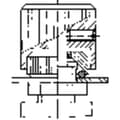 Miniatyrbild 3 av 3: Mentor 6601.0403 Räfflad mutter 6 mm Aluminium (eloxerad) 1 st