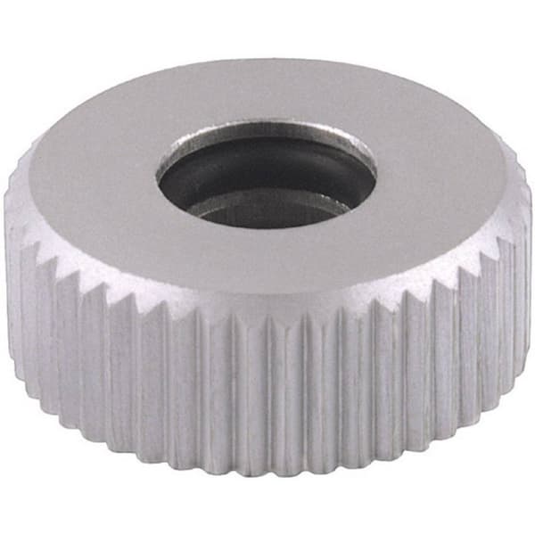 Mentor 6601.0403 Räfflad mutter 6 mm Aluminium (eloxerad) 1 st
