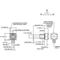 Miniatyrbild 3 av 3: Vishay 249FGJS0XB25102KA Precisions-potentiometer Mono 1 W 1 kΩ 1 st