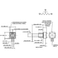 Miniatyrbild 3 av 3: Vishay 249FGJS0XB25103KA Precisions-potentiometer Mono 1 W 10 kΩ 1 st