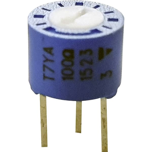 Vishay T7YA101MT20 T7YA101MT20 Precisions-trimmer Linjär 0.5 W 100 Ω 210 ° 230 ° 1 st