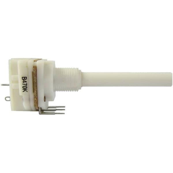 Weltron 002045038410 WP20EKCILS-12-50F1-470K-20%-LIN Roterande potentiometer med switch Mono 0.2 W 470 kΩ 1 st