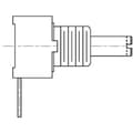 Miniatyrbild 3 av 3: Bourns 3310Y-001-103L 3310Y-001-103L Roterande potentiometer 0.25 W 10 kΩ 1 st