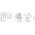 Miniatyrbild 2 av 2: Potentiometer Service 4162 4162 Roterande potentiometer Stereo 0.2 W 1 kΩ 1 st