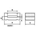 Miniatyrbild 3 av 3: Richco RFP1-20-25-A5 RFP1-20-25-A5 Ferritkärna platt 175 Ω (L x B x H) 38 x 25.4 x 12.7 mm 1 st