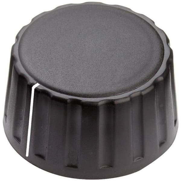 Mentor 4334.6001 4334.6001 Vridknapp med pekare Svart (Ø x H) 36 mm x 18.5 mm 1 st