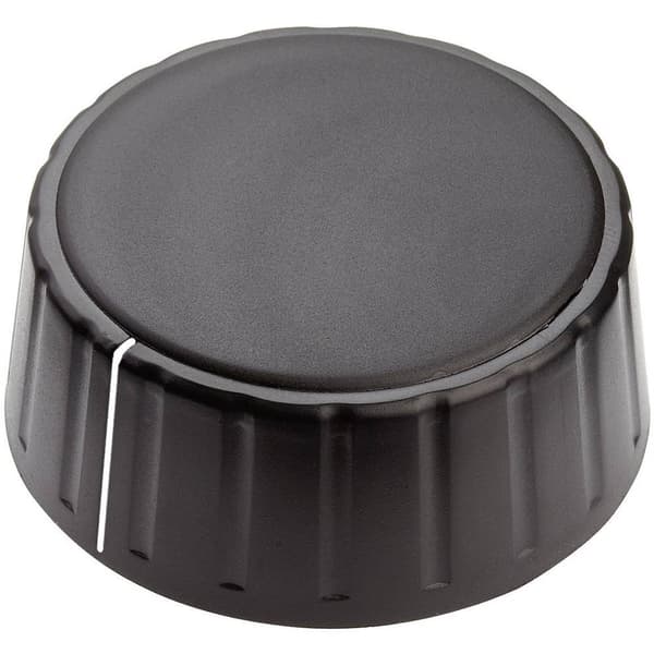 Mentor 4335.6001 4335.6001 Vridknapp med pekare Svart (Ø x H) 48 mm x 19 mm 1 st