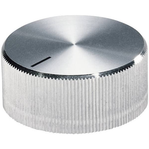 OKW A1432261 A1432261 Vridknapp Aluminium (Ø x H) 32.8 mm x 14.4 mm 1 st