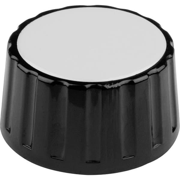 Mentor 334.61 334.61 Vridknapp med knappmarkering Svart (Ø x H) 36 mm x 18.5 mm 1 st