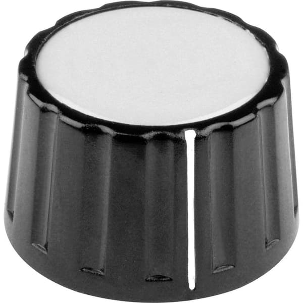 Mentor 333.61 333.61 Vridknapp med knappmarkering Svart (Ø x H) 28 mm x 17 mm 1 st
